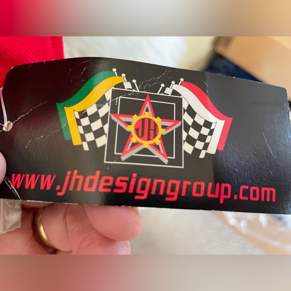 Nascar NWT Jeff Gordon Vintage DuPont Racing Flames Jacket by JH Designs-Size XL - Picture 13 of 14